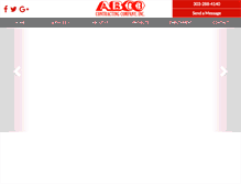 Tablet Screenshot of abcocontracting.com
